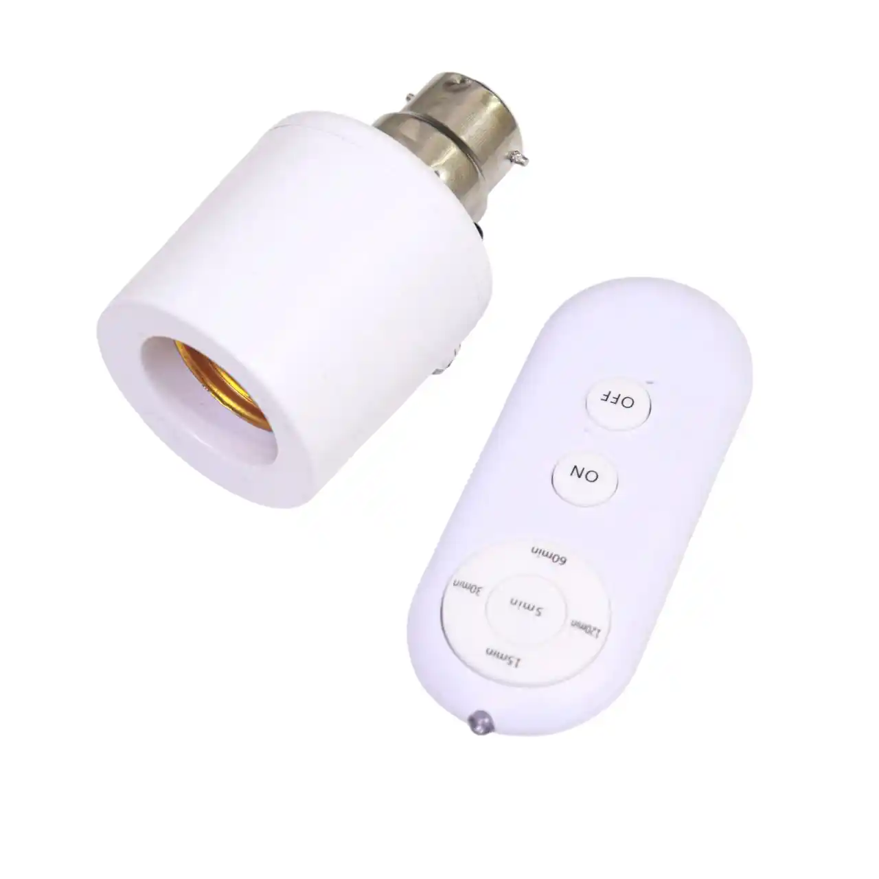 Wireless Remote Control Lamp Holder (220V) – Dimmable LED Light Socket with Timer - Price in Bangladesh